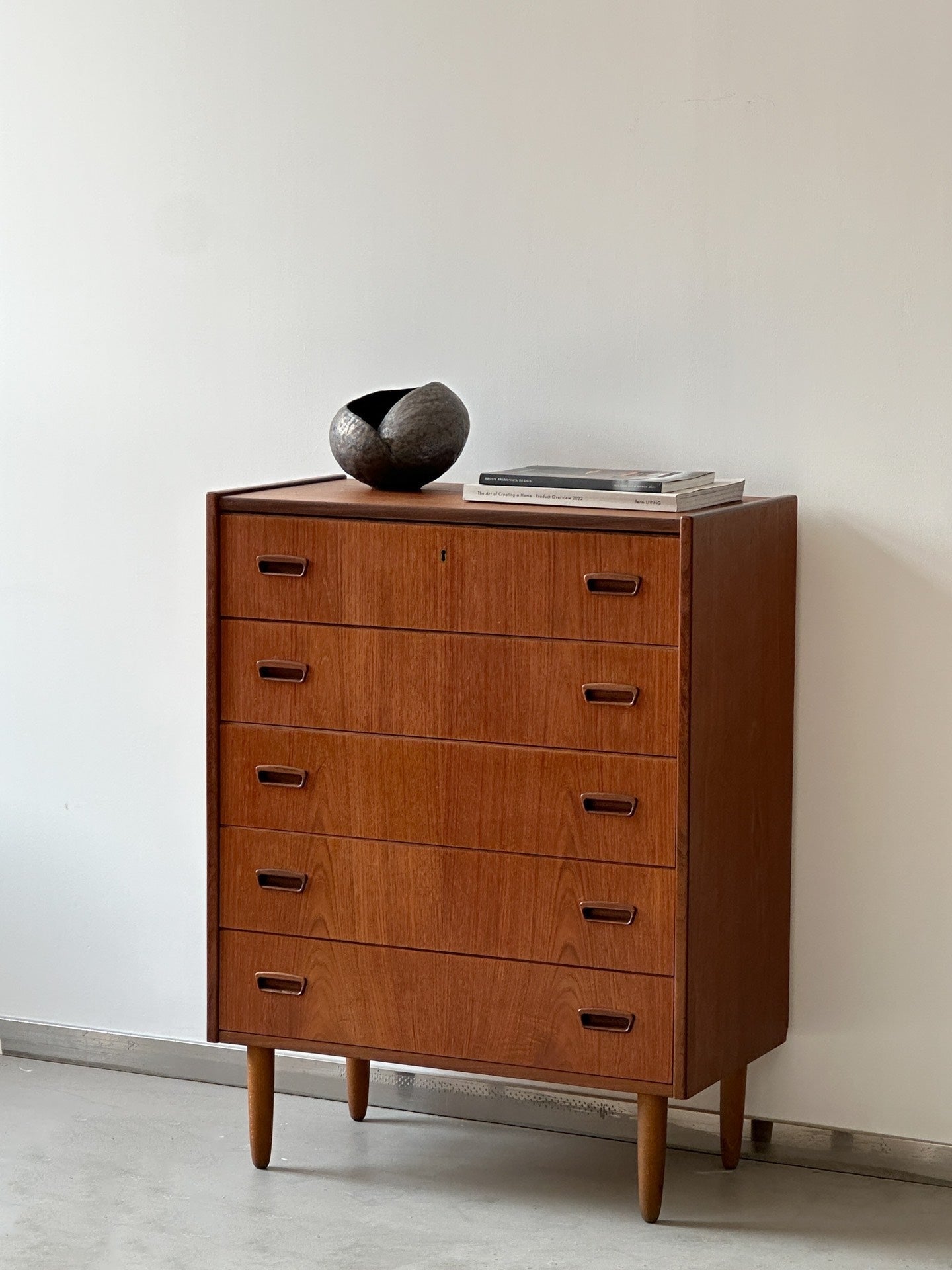Danish Teak Chest of Drawers: DTC by Designer