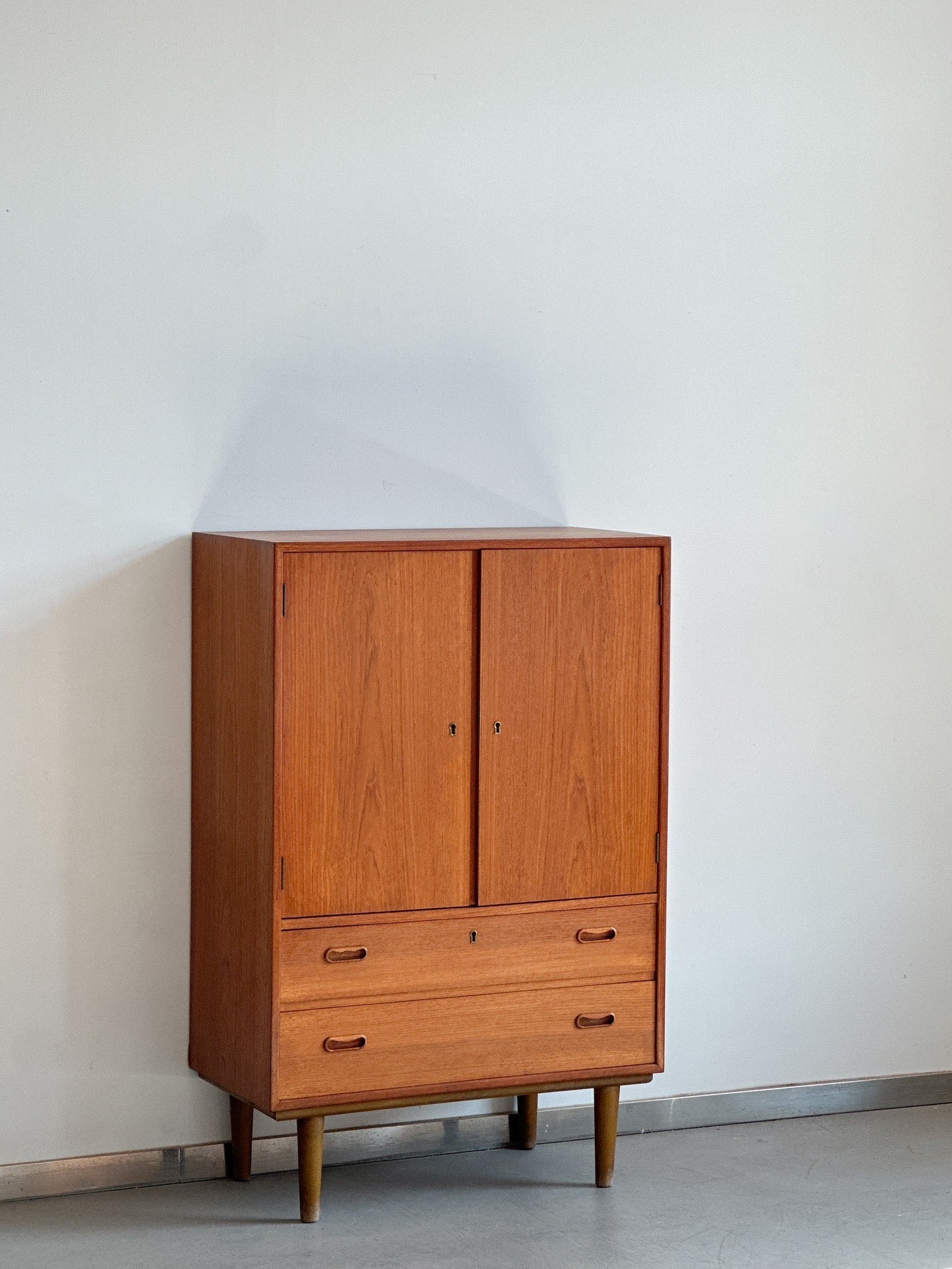 Danish-Made Double-Door Small Teak Sideboard: DDTSS by Unknown