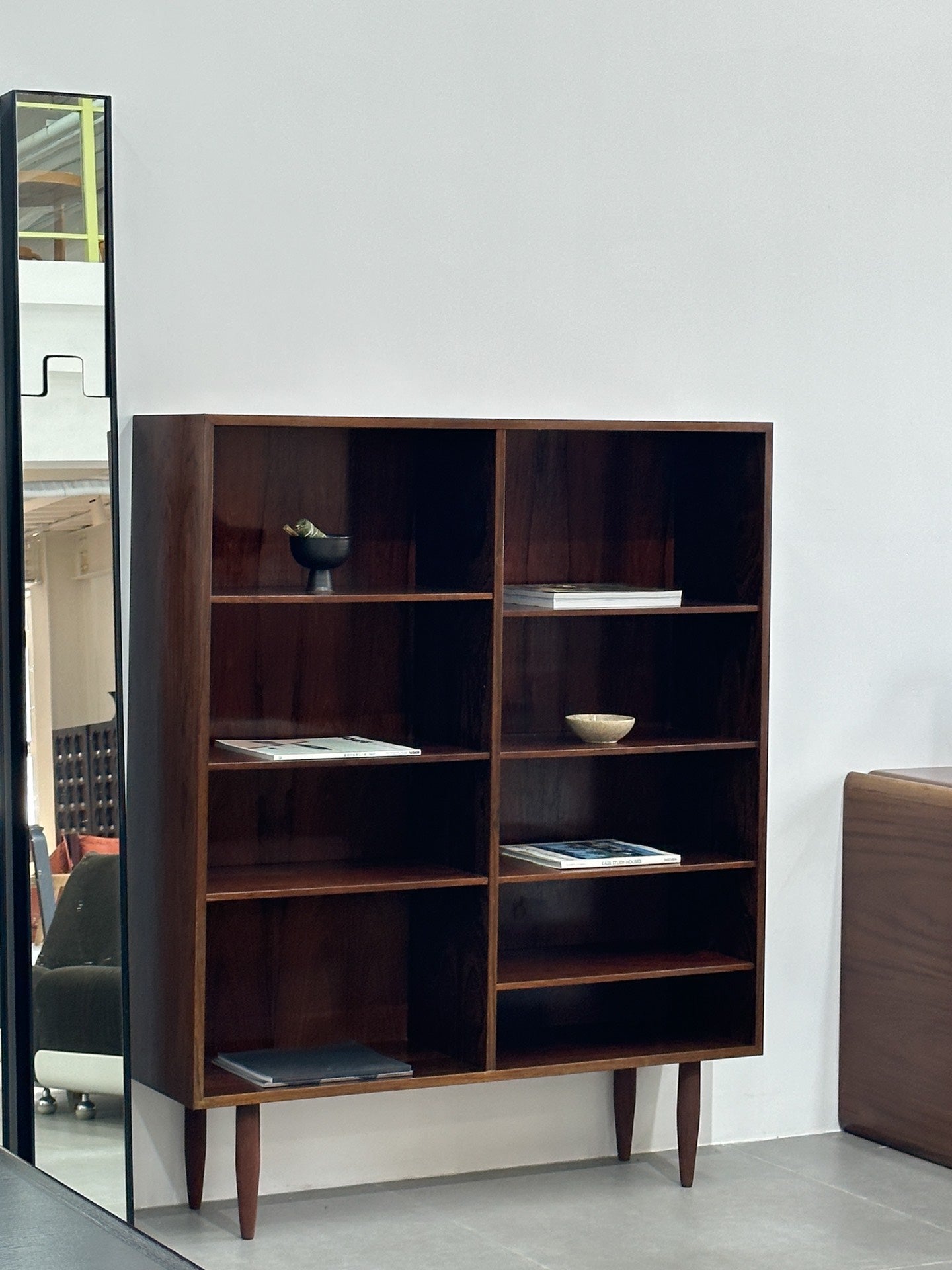 Rosewood Sideboard Bookshelf by Gunni Omann