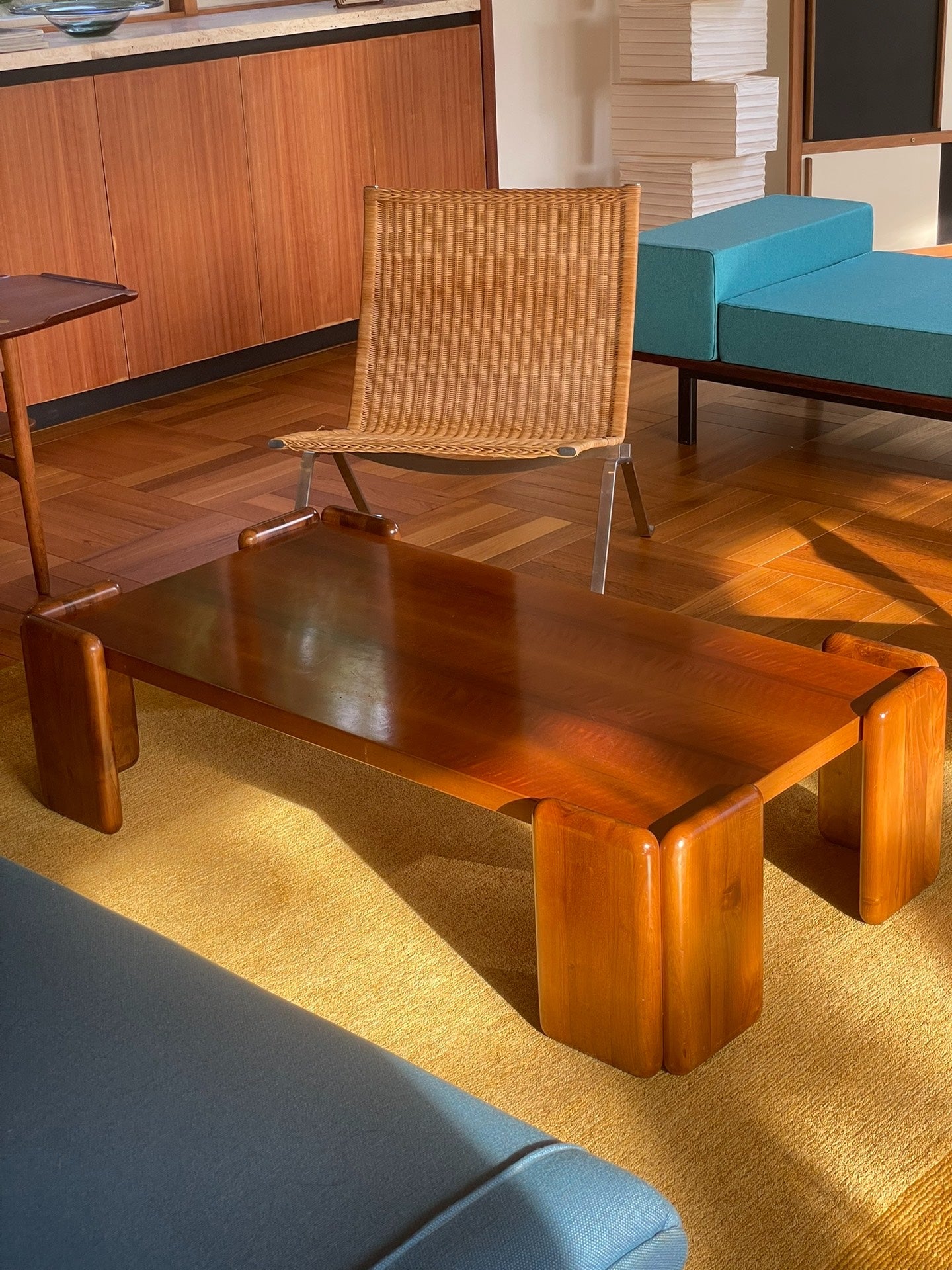Walnut Coffee Table by Mario Marenco