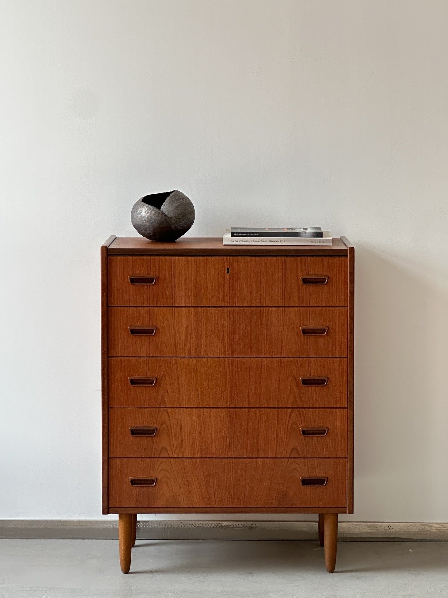 Danish Teak Chest of Drawers: DTC by Designer