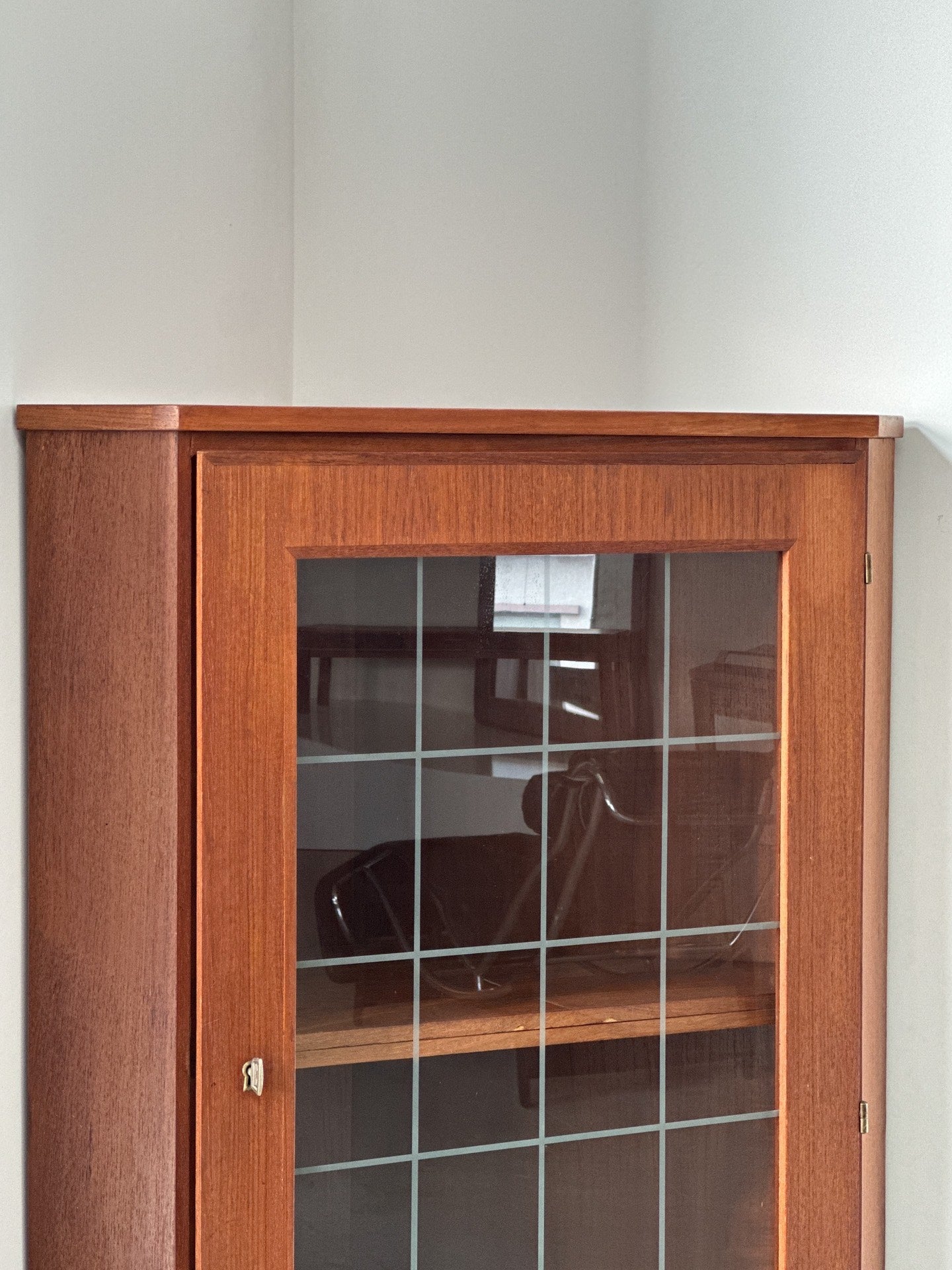 Danish Teak Corner Cabinet: DTC by Denmark