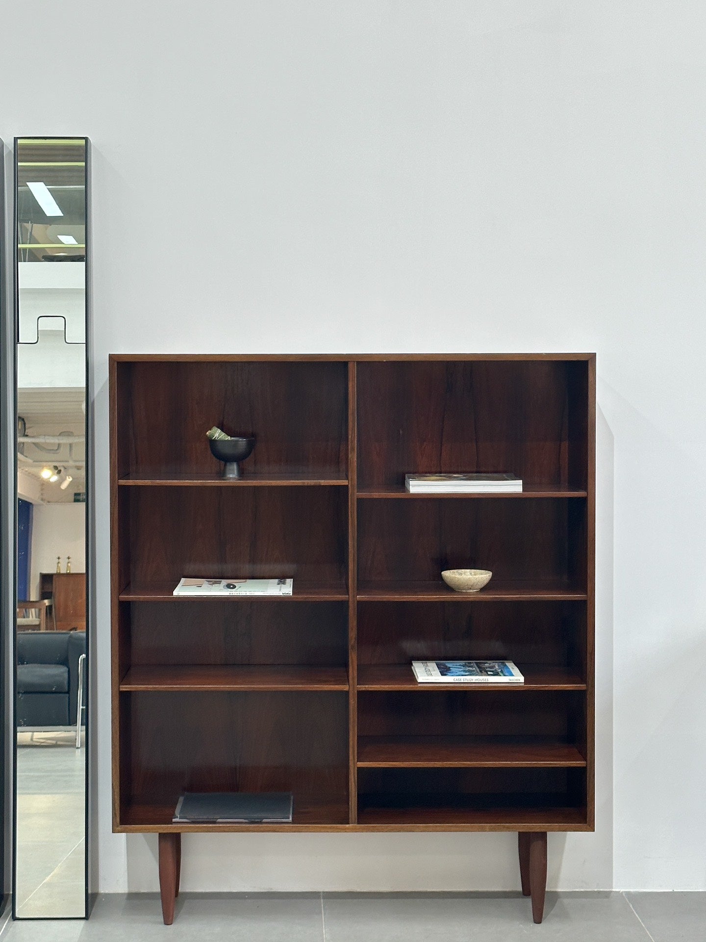 Rosewood Sideboard Bookshelf by Gunni Omann