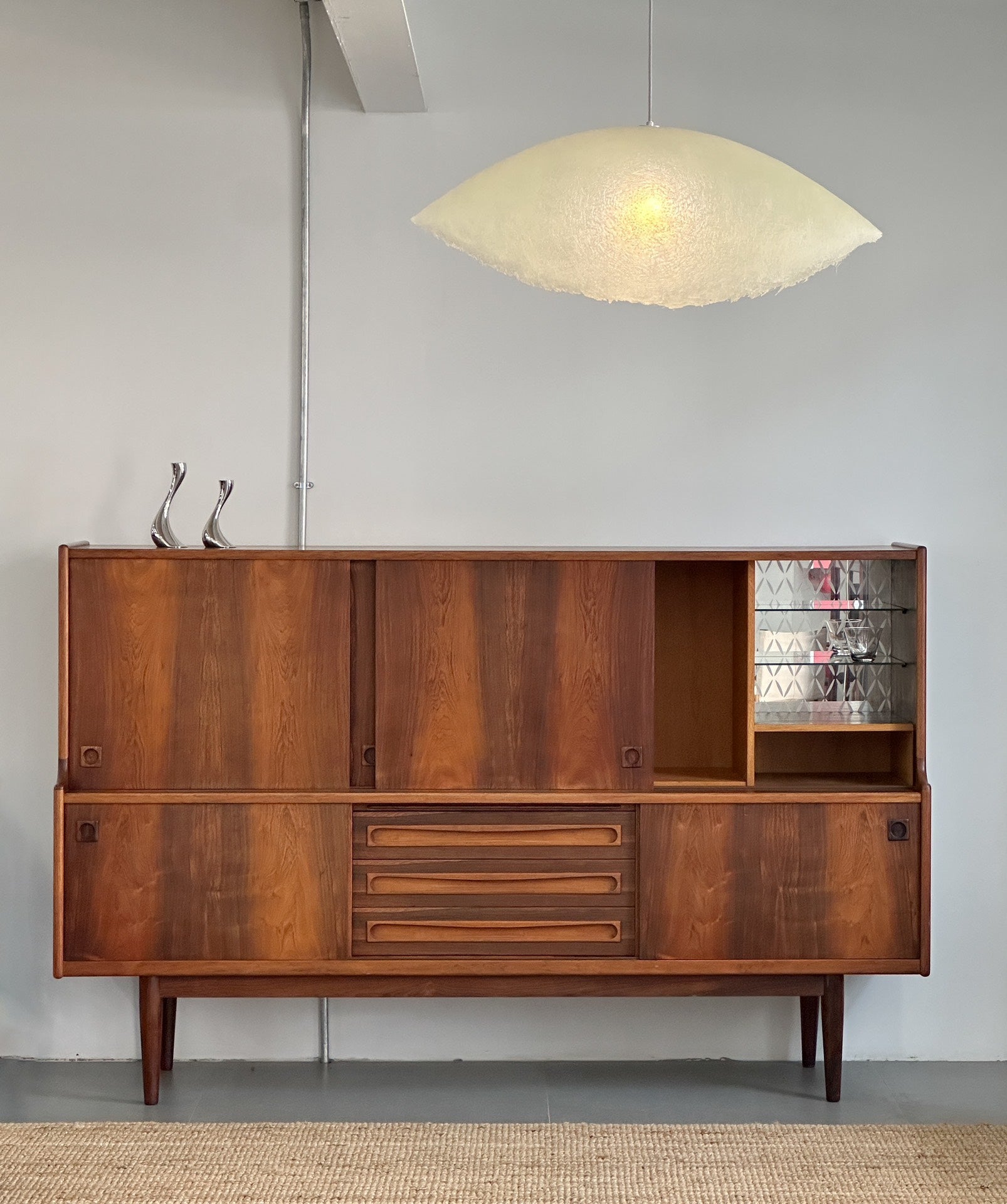 Classic Rosewood Sideboard by Johannes Andersen