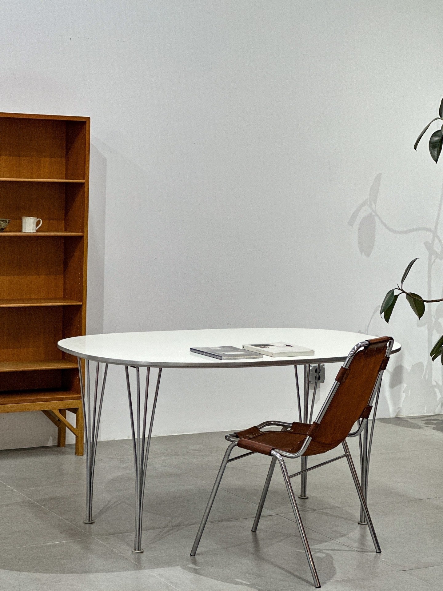Super-Elipse Dining Table: by Piet Hein and Bruno Mathsson