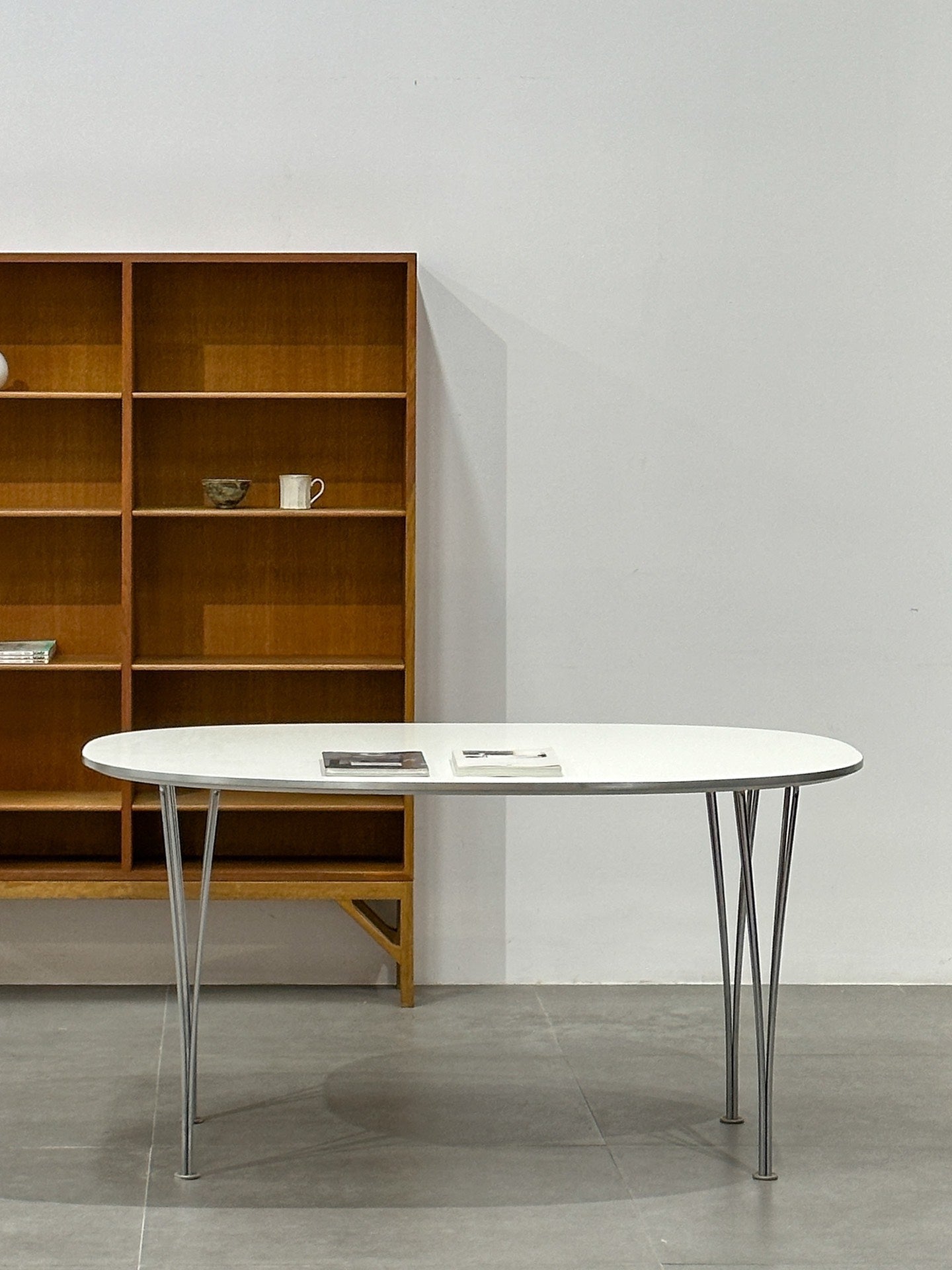 Super-Elipse Dining Table: by Piet Hein and Bruno Mathsson