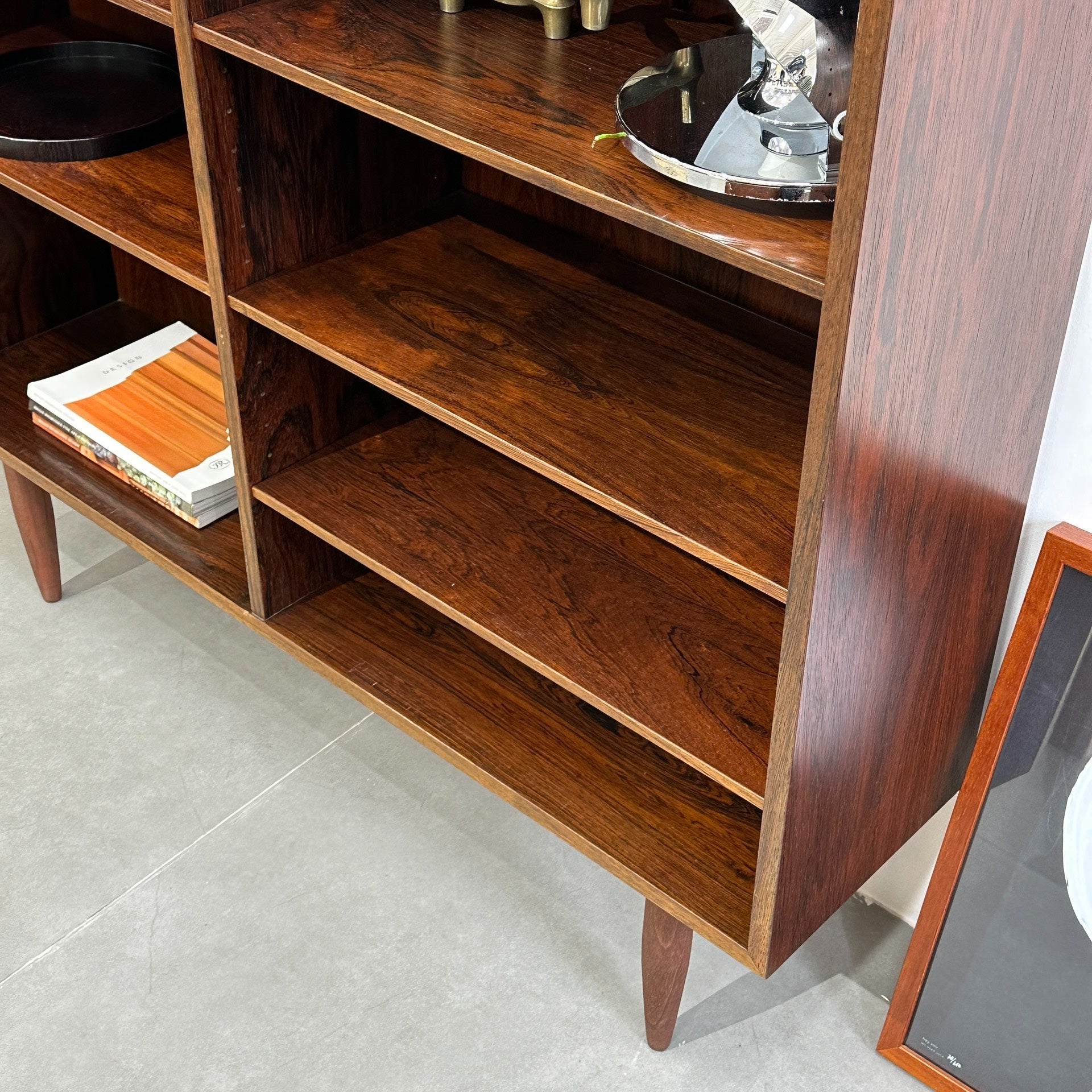 Rosewood Sideboard Bookshelf by Gunni Omann