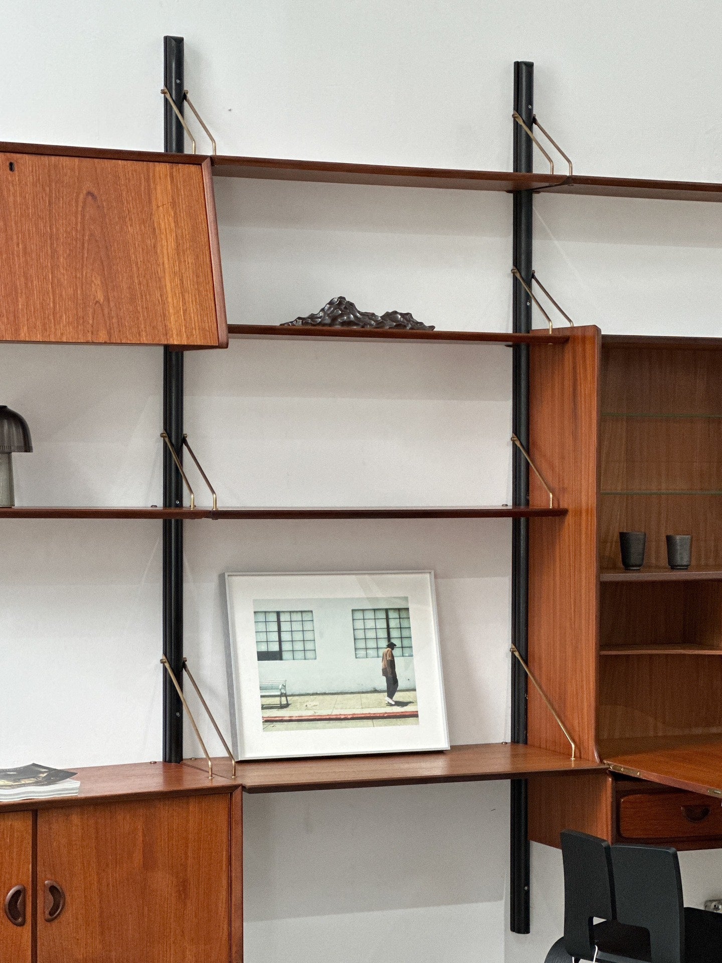 Dutch-Made Bookcase Wall Shelf System by Lous Van Teeffelen