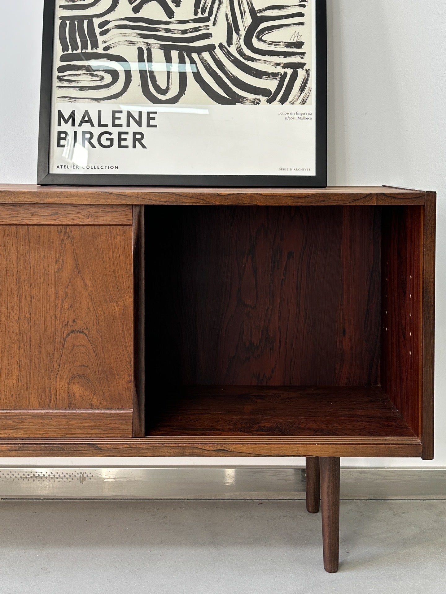 Sideboard with Sliding Doors by Denmark 1960s