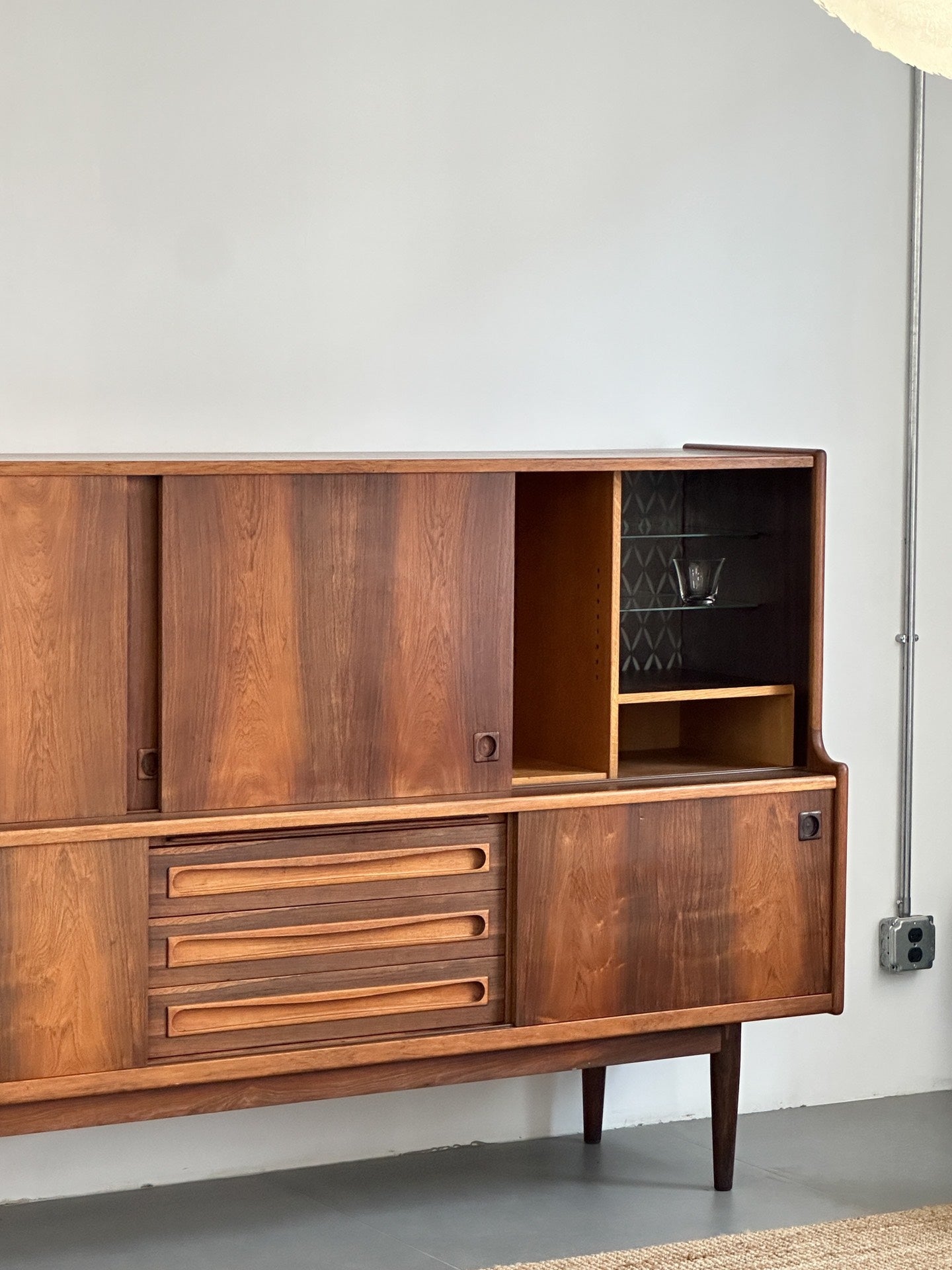 Classic Rosewood Sideboard by Johannes Andersen