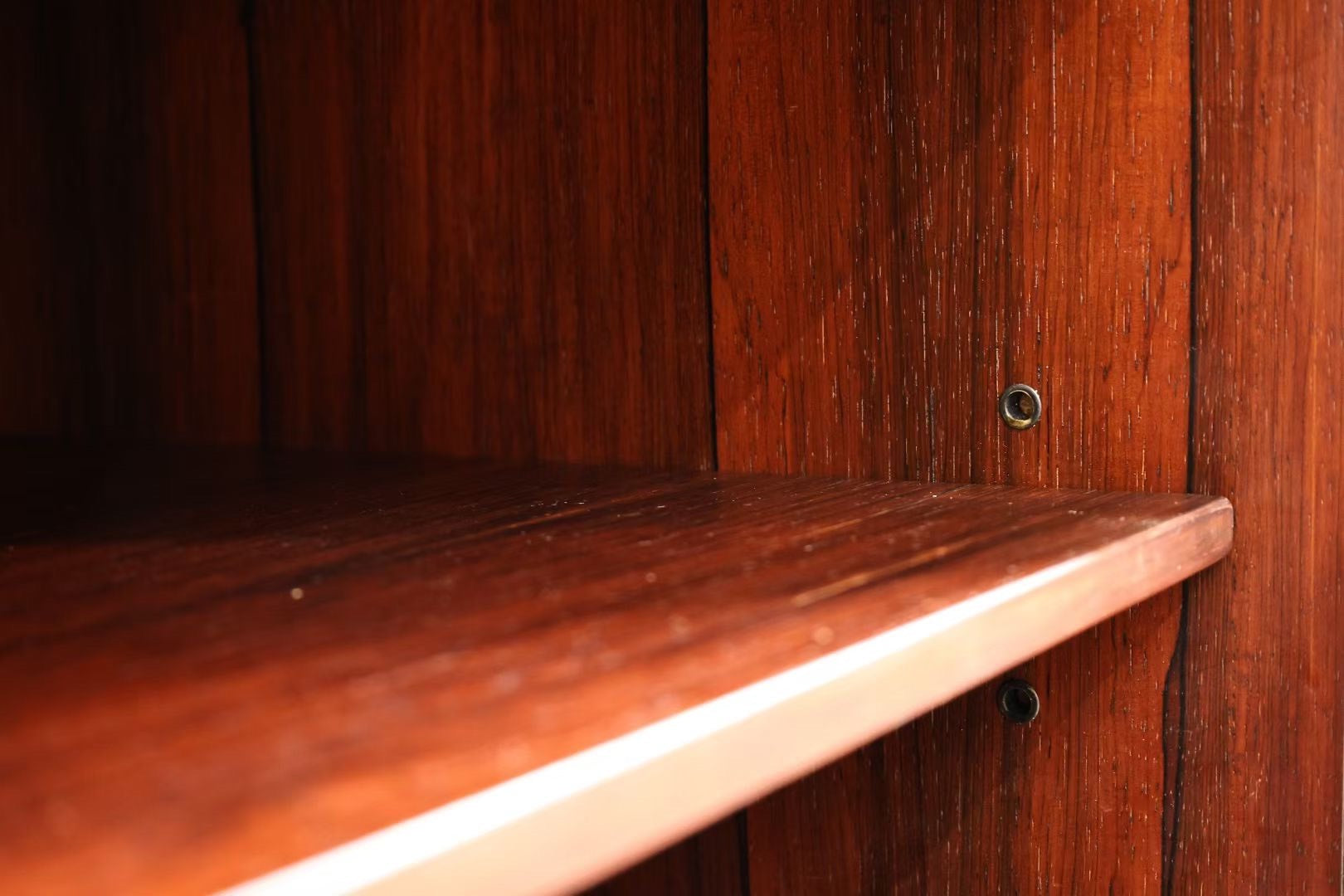 Designer Sideboard with Rosewood Roller Shutter Door by Gianfranco Frattini