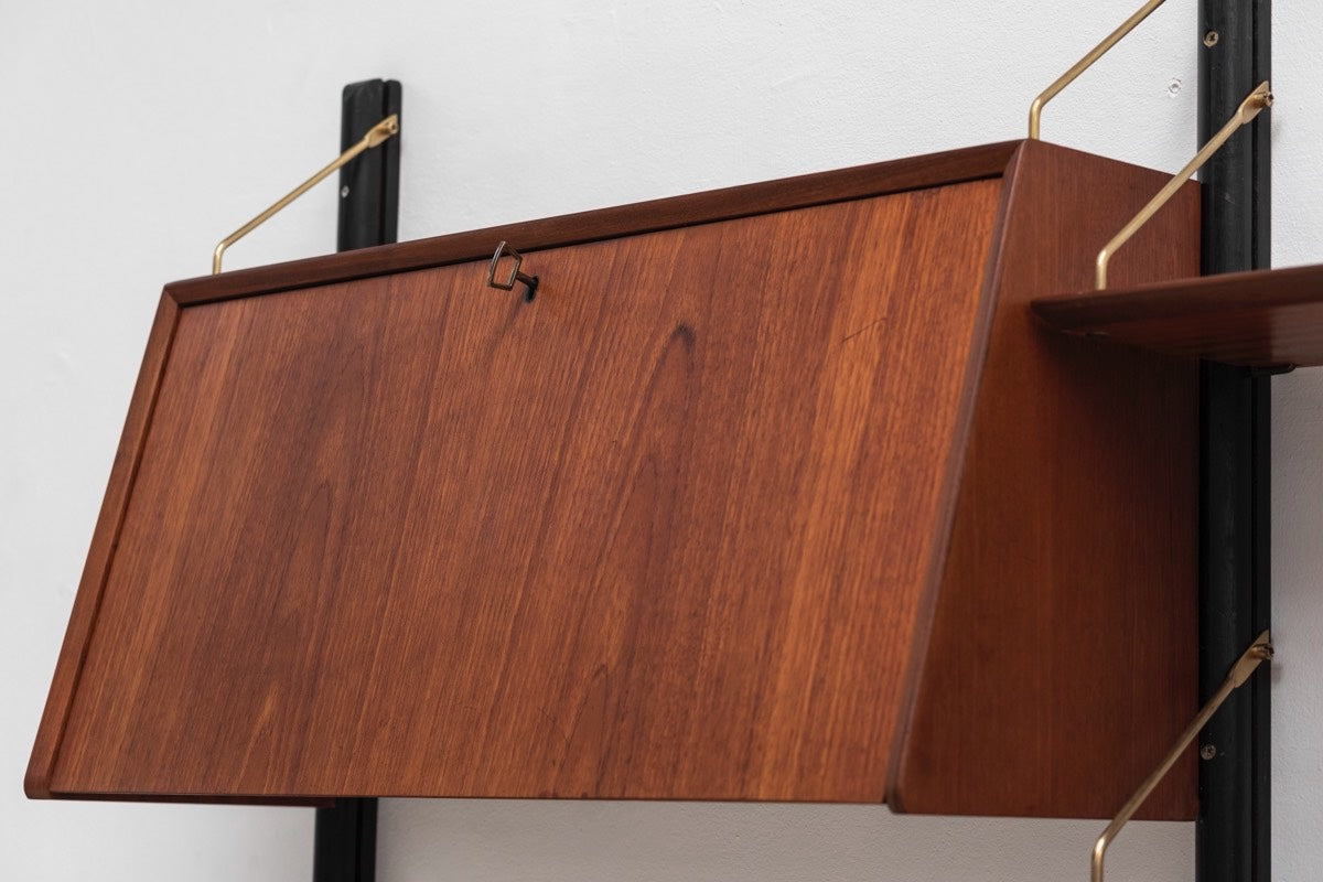 Dutch-Made Bookcase Wall Shelf System by Lous Van Teeffelen
