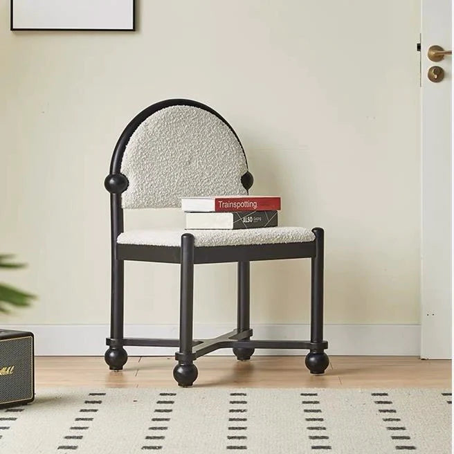 simple retro back chair