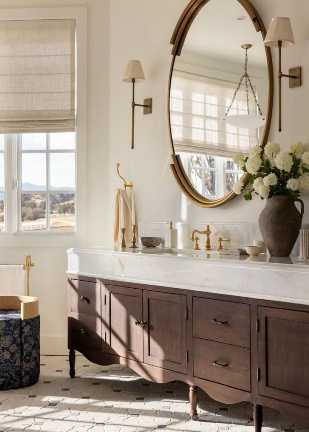 Vivere Oval Mirror