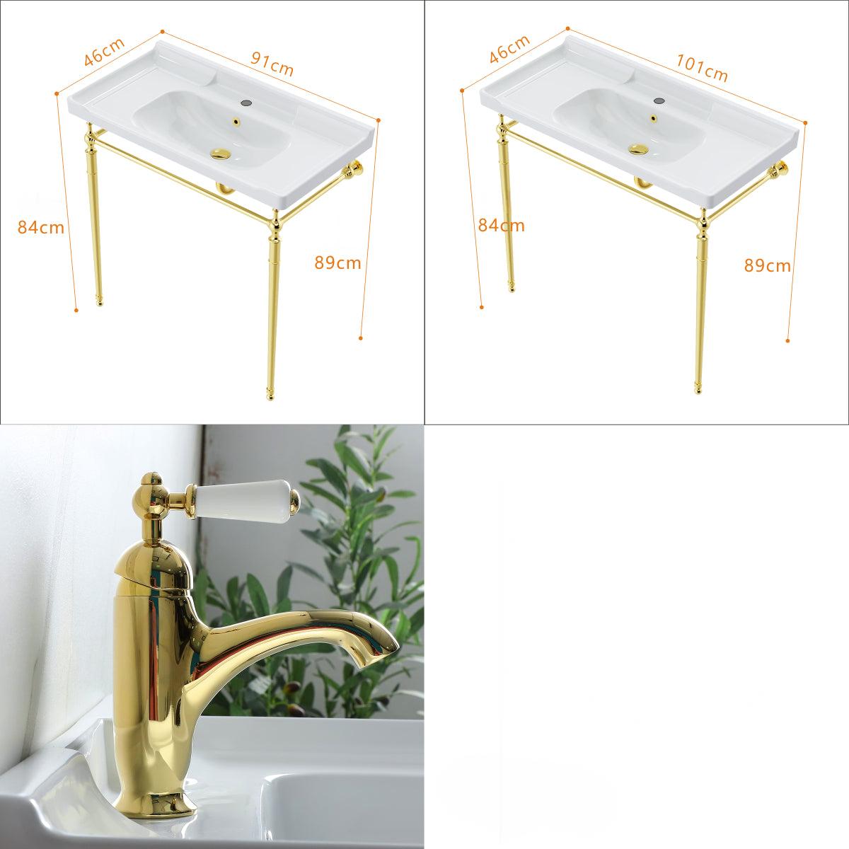Francesca bathroom floor-standing wash basin