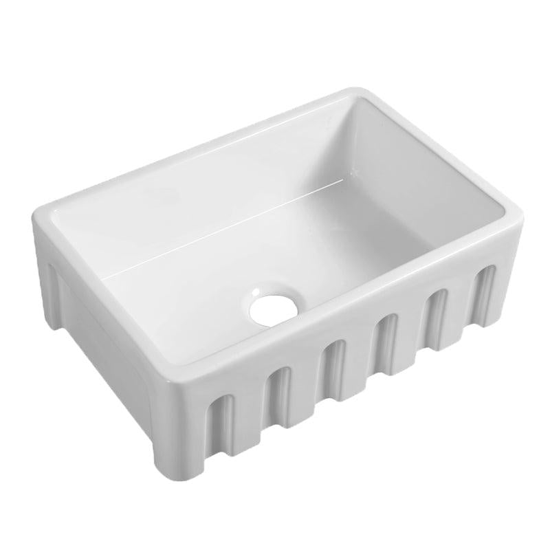 Brunette Retro Semi-Embedded Kitchen Sink