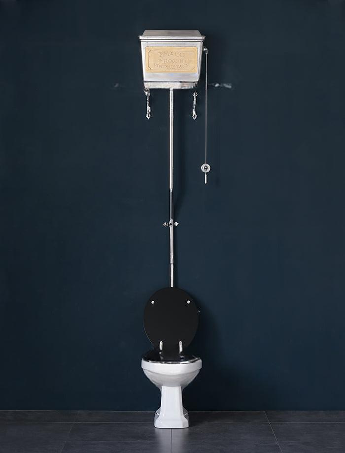 Cornelie Victorian Ceramic High Water Tank Toilet