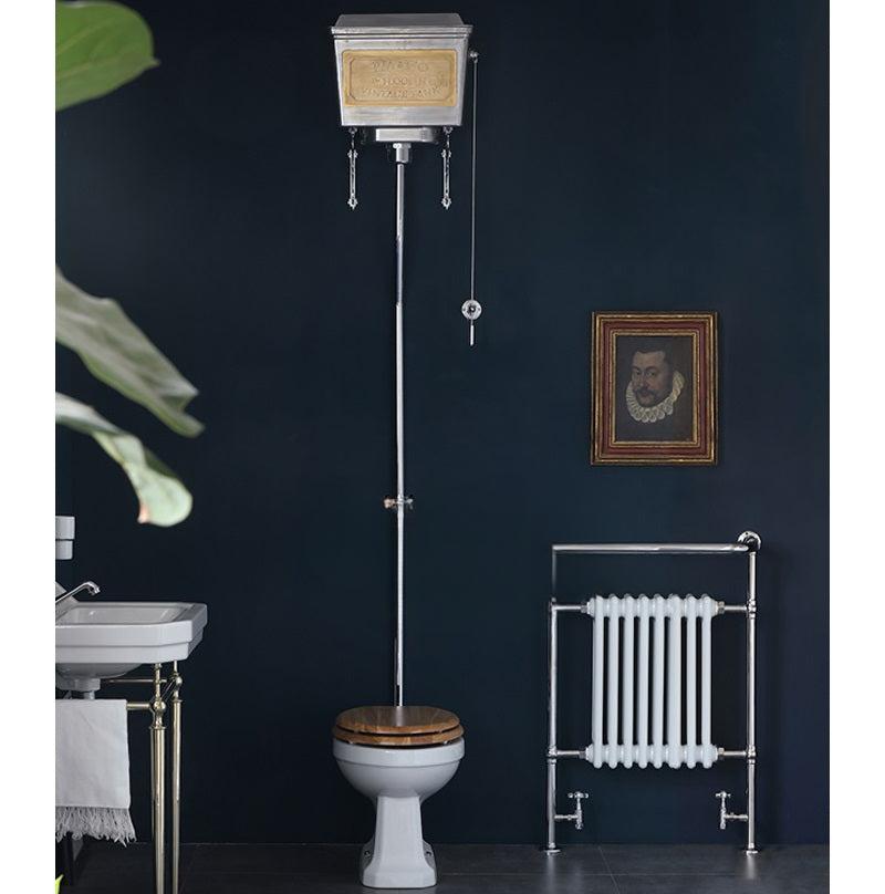 Cornelie Victorian Ceramic High Water Tank Toilet