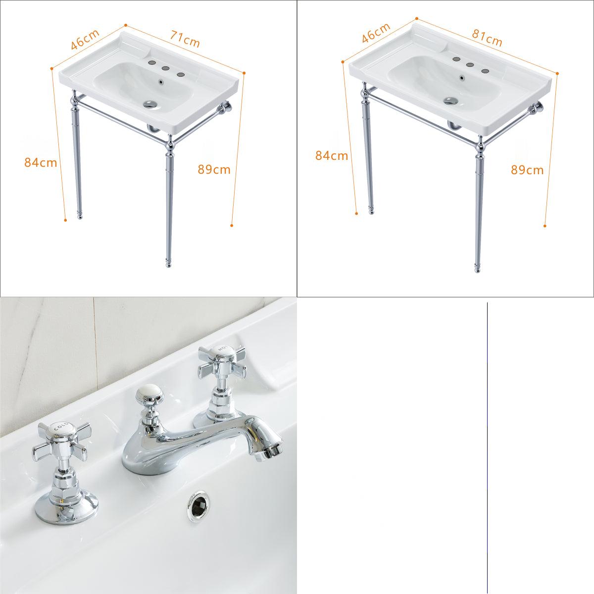 Francesca bathroom floor-standing wash basin