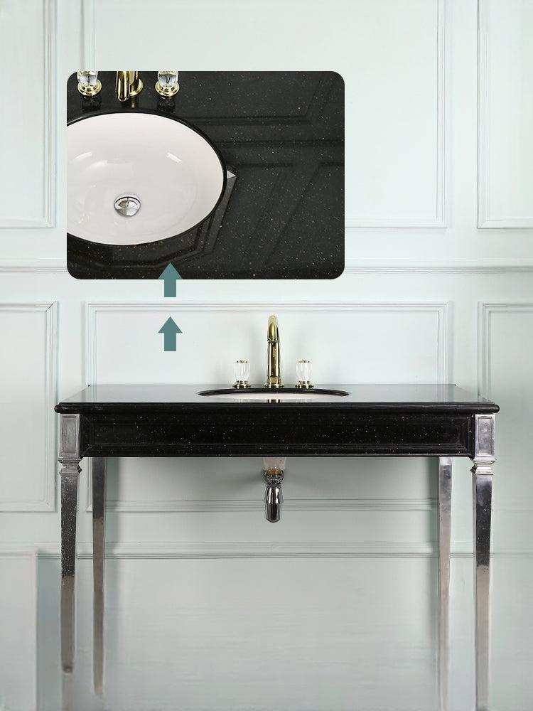 Pensée Dietao Aluminum Ceramic Basin Glazed Skirt Edge