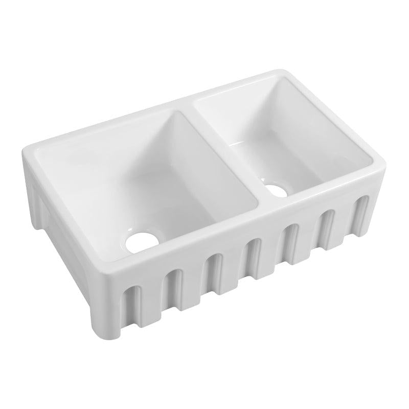 Brunette Retro Semi-Embedded Kitchen Sink