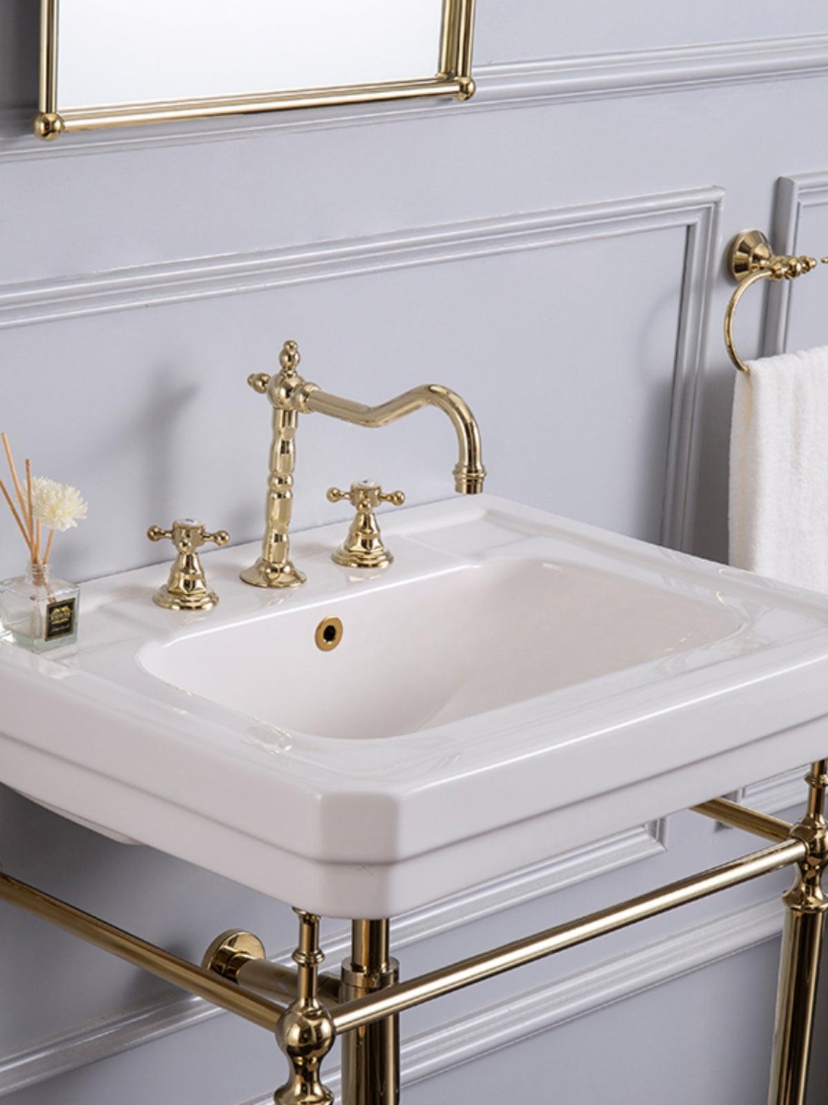 Prudenzia Norse Light Luxury Copper Basin Set