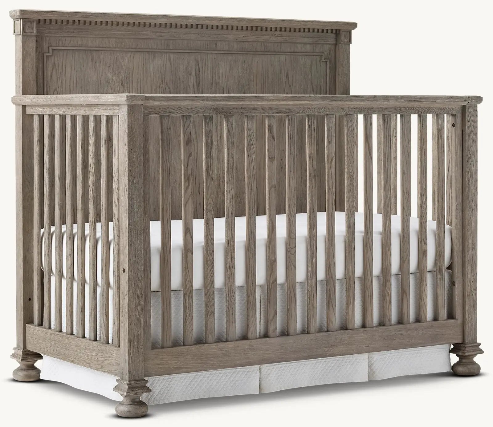 Premium Mahogany Convertible Baby Crib - Safe, Durable, Artisanal Nursery Furniture