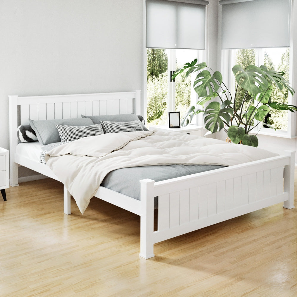 Artiss Bed Frame Queen Size Wooden
