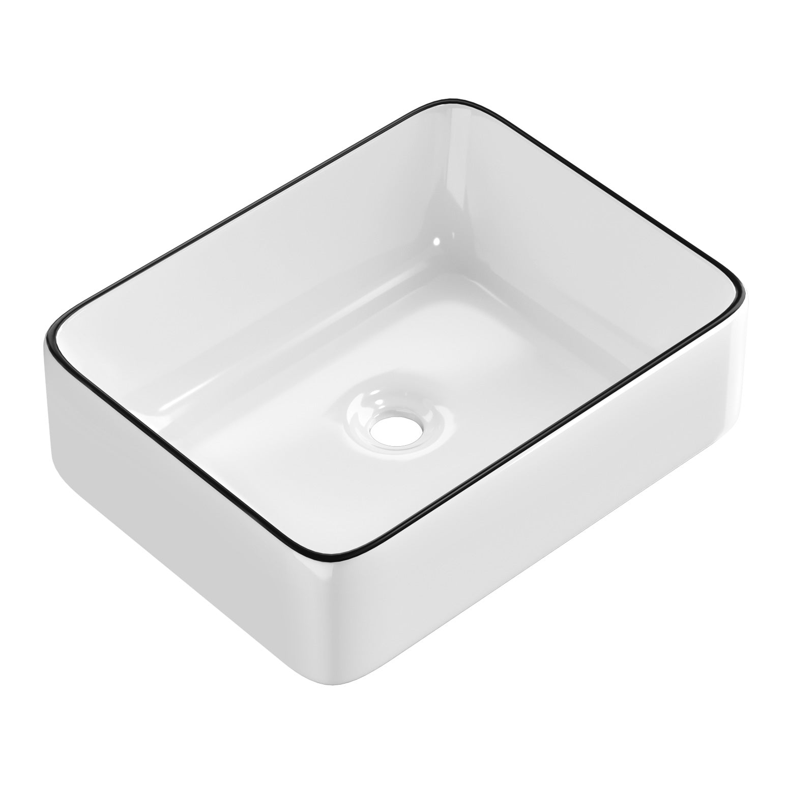 Cefito Bathroom Basin Ceramic Vanity Sink Above Counter 48x37cm