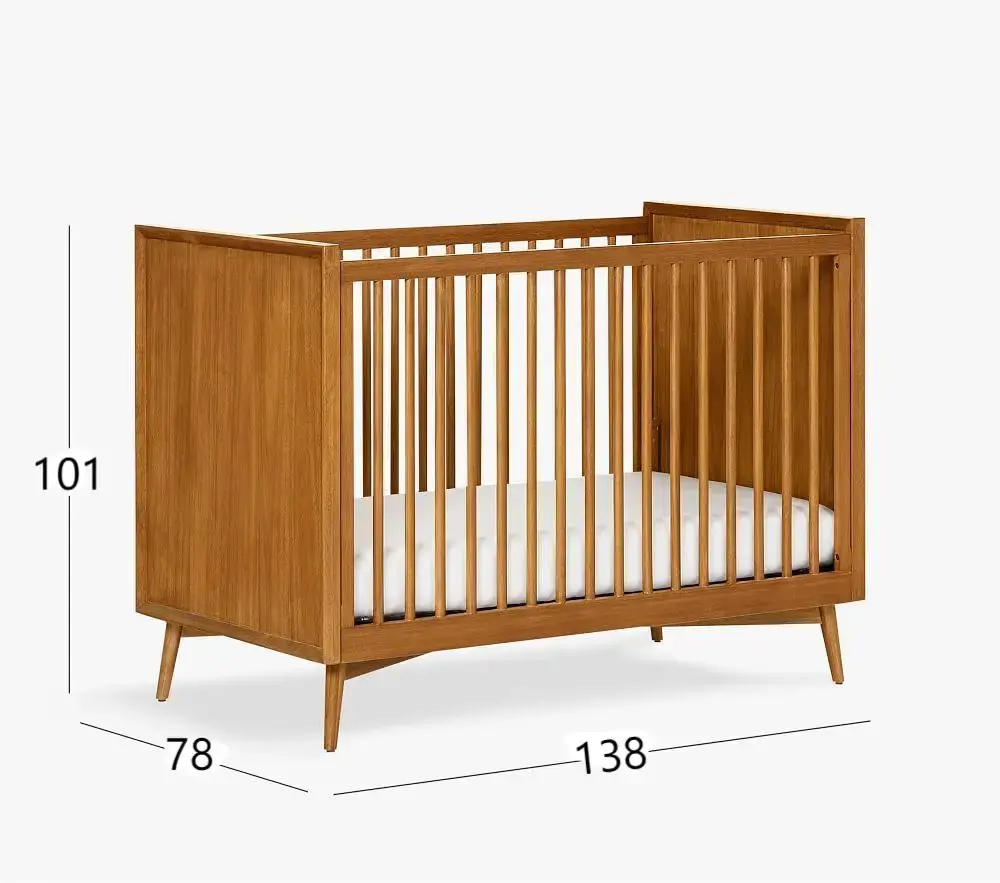 Axel Modern Design Kids Wooden Crib