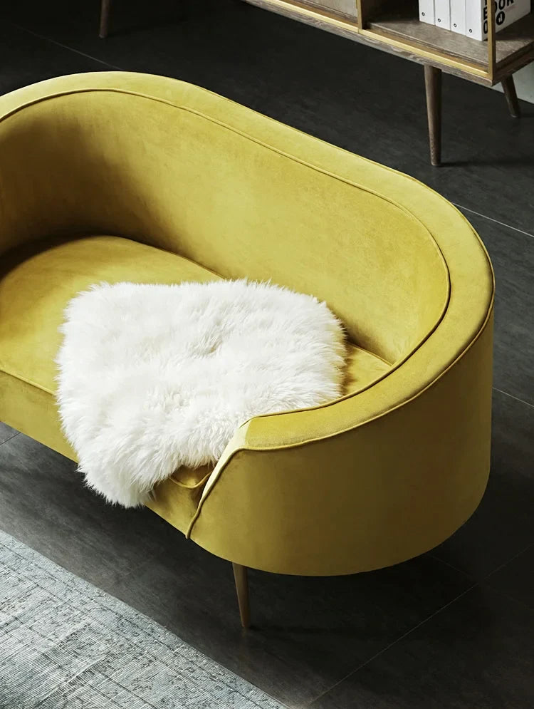 Luxurious Scandinavian Mid-Century 3-Seat Sofa - Nordic Classic Living Room Furniture