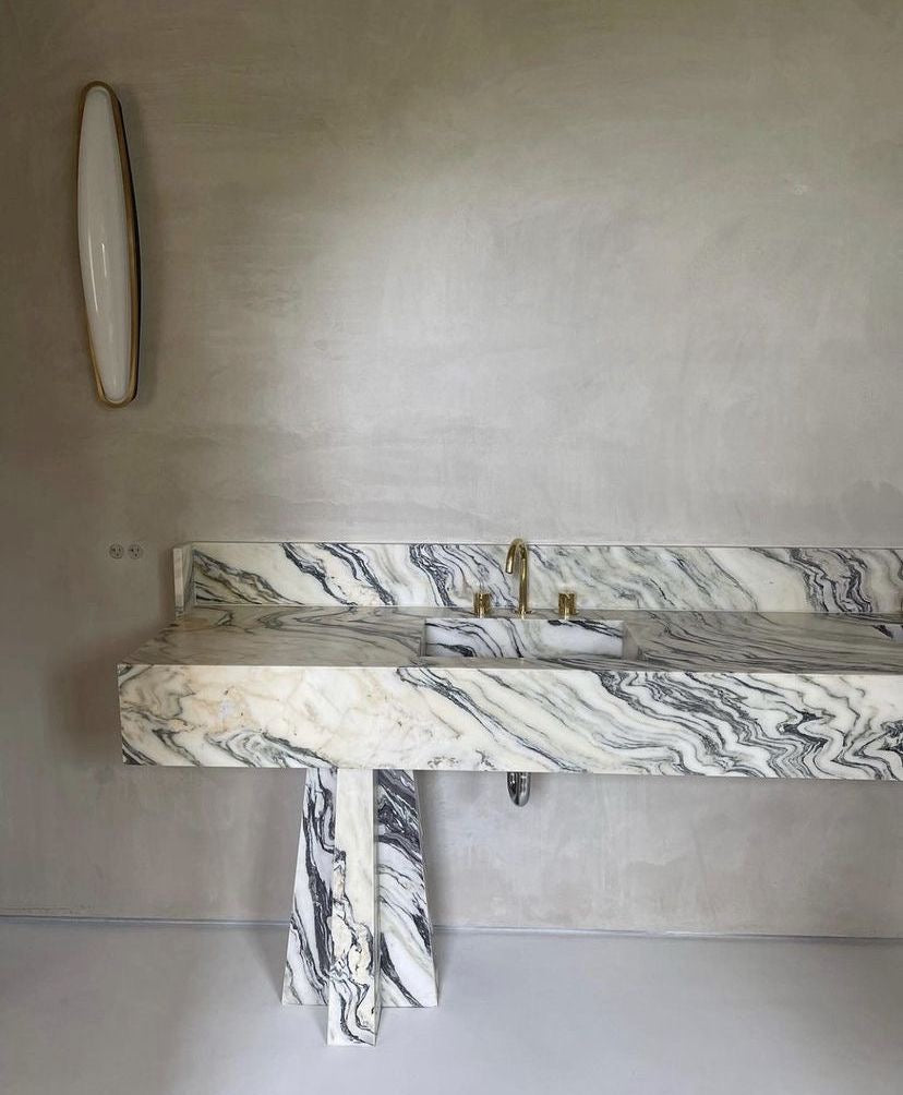 Angelo Custom calacatta basin