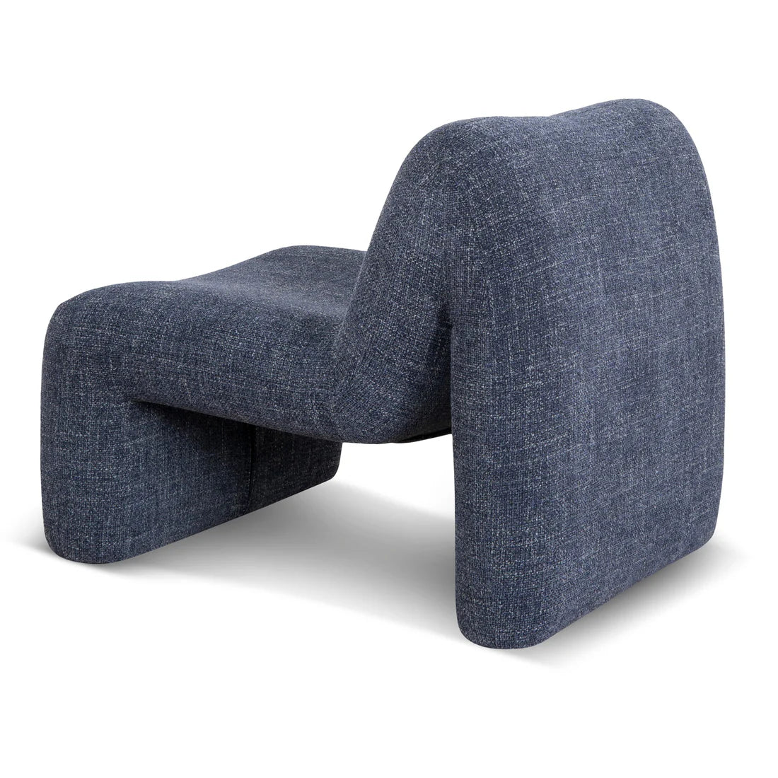 Saini Fabric Lounge Chair - Moss Navy