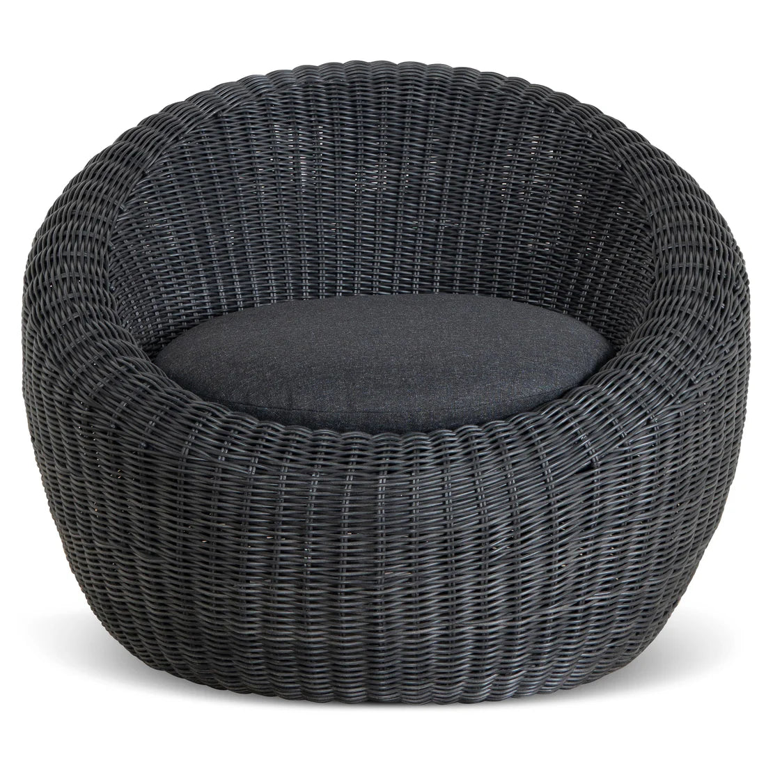 Outdoor Lounge Chair - Full Black