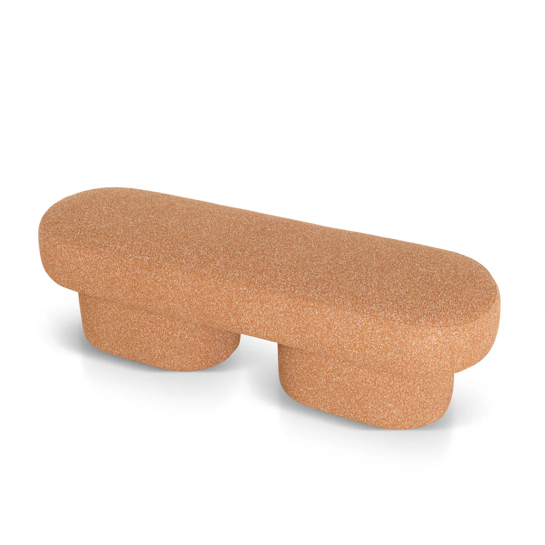 Kopitar 1.5m Long Ottoman Bench - Copper Brown