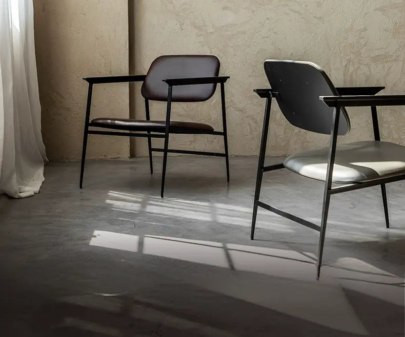 Sophie High-End Artistic Leather Lounge Chair