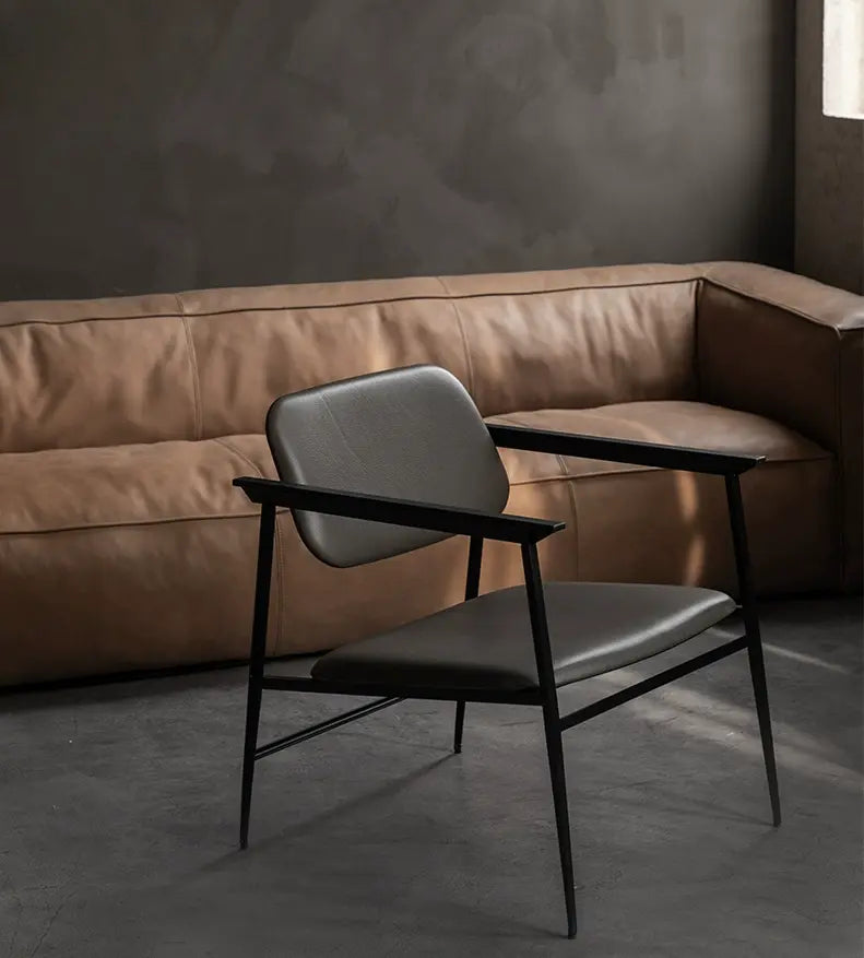 Sophie High-End Artistic Leather Lounge Chair