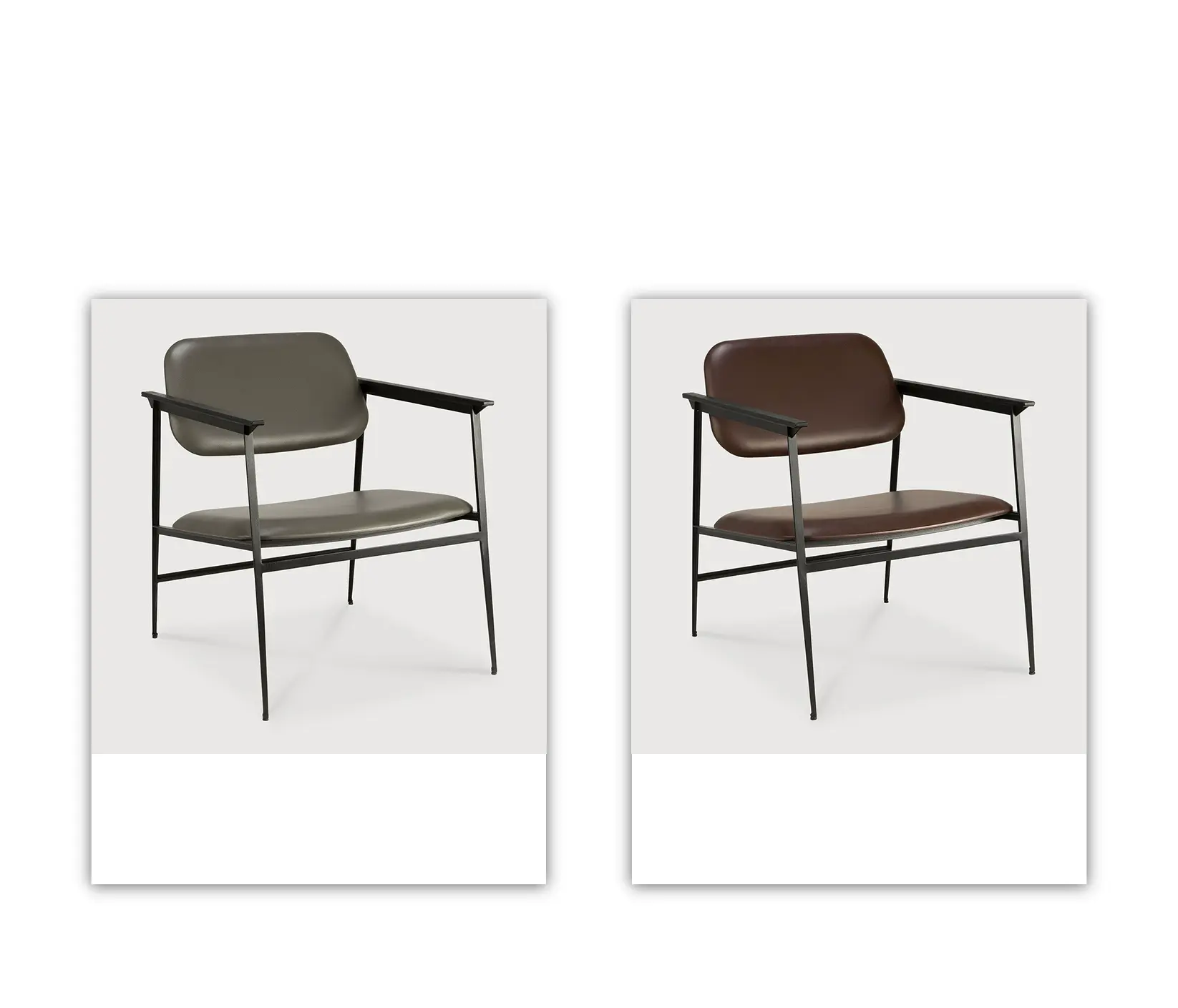Sophie High-End Artistic Leather Lounge Chair