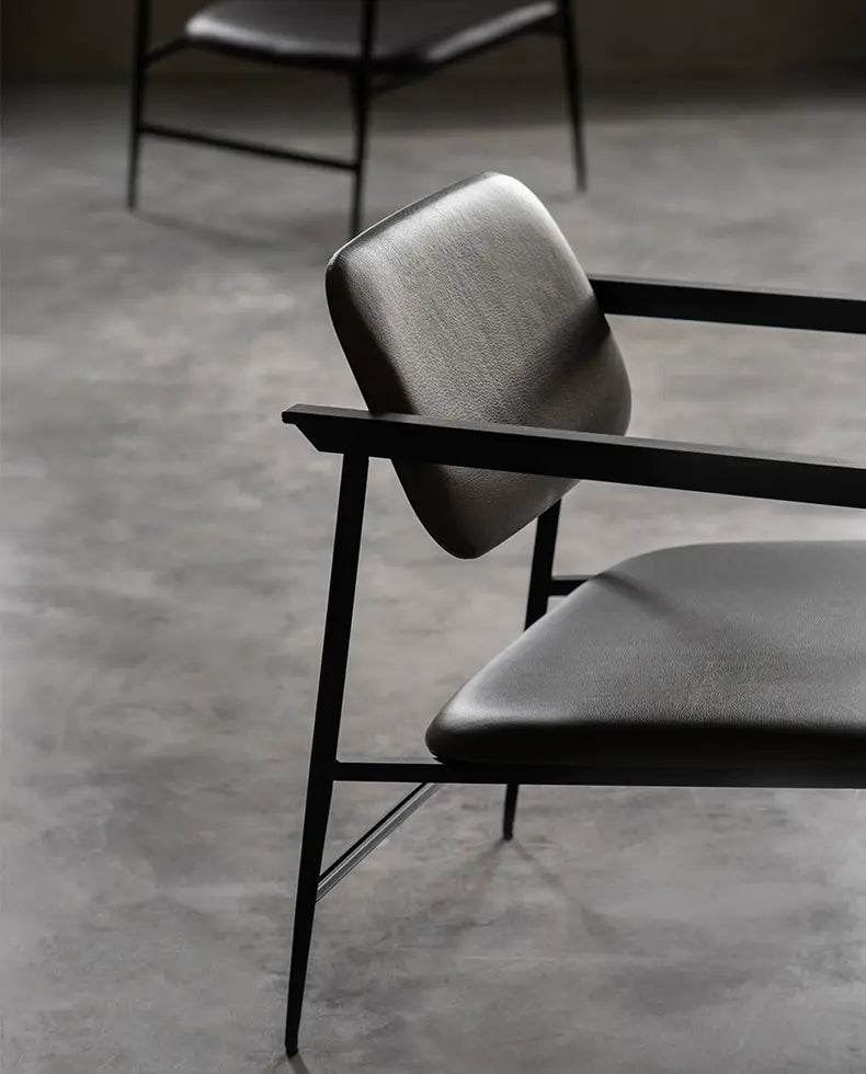 Sophie High-End Artistic Leather Lounge Chair