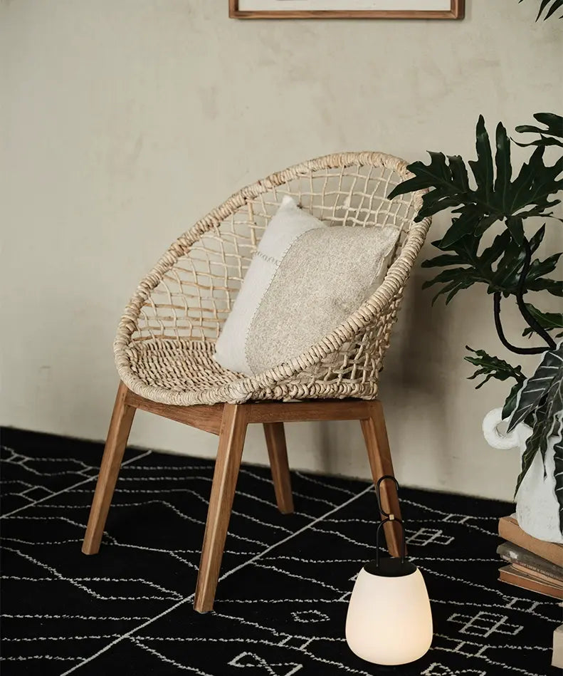 Ettore High-End Middle-Aged Style Teak Chair