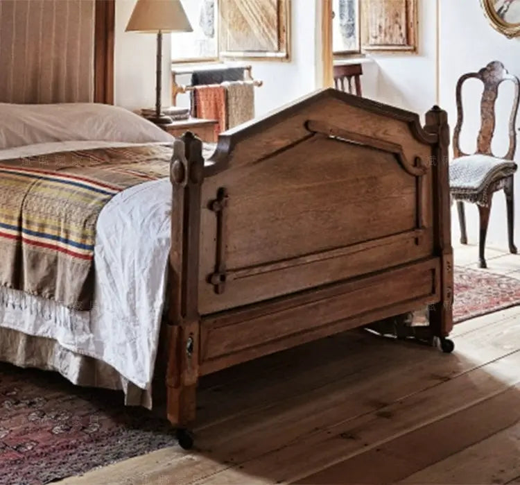 Landry Solid Wood Fabric Princess Bed