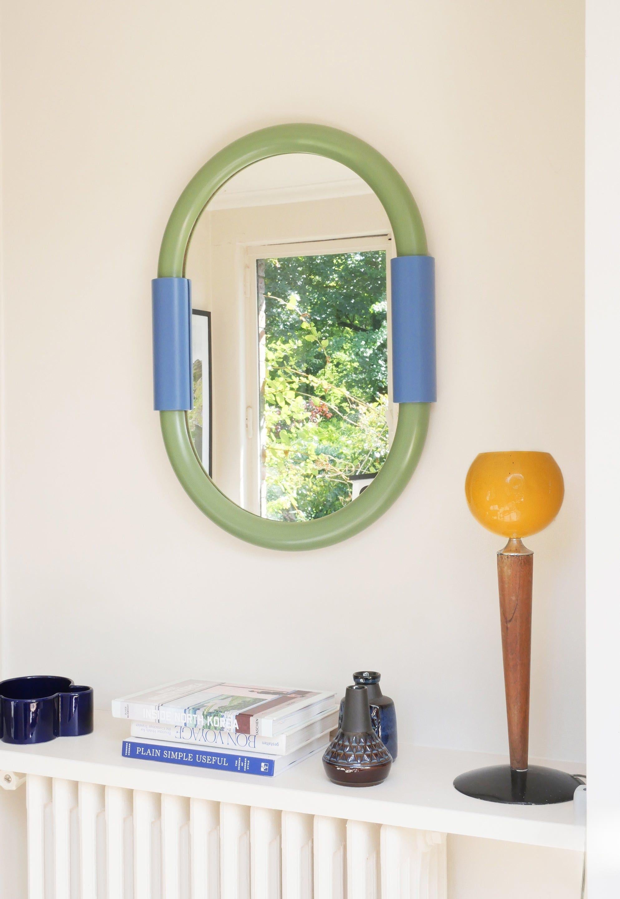 Aiden Oval Wall-Mounted Bathroom Mirror