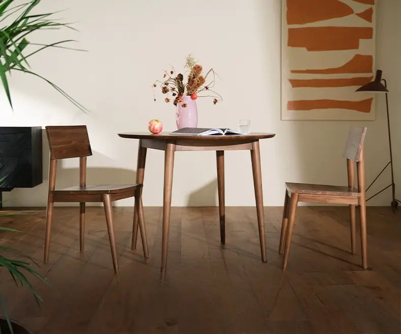 Federico Imported Solid Teak Round Dining Table