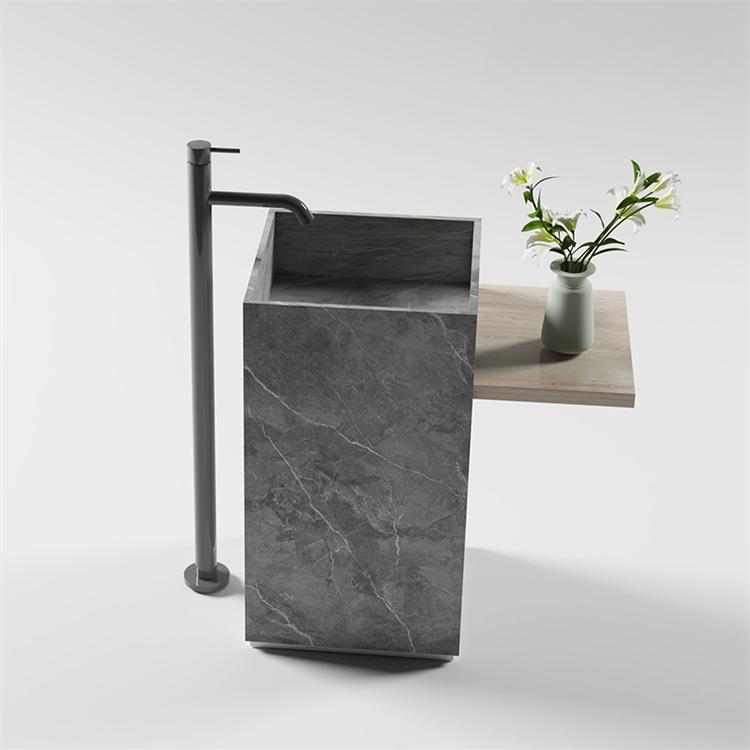 Gideon Purple Rock Pedestal Basin