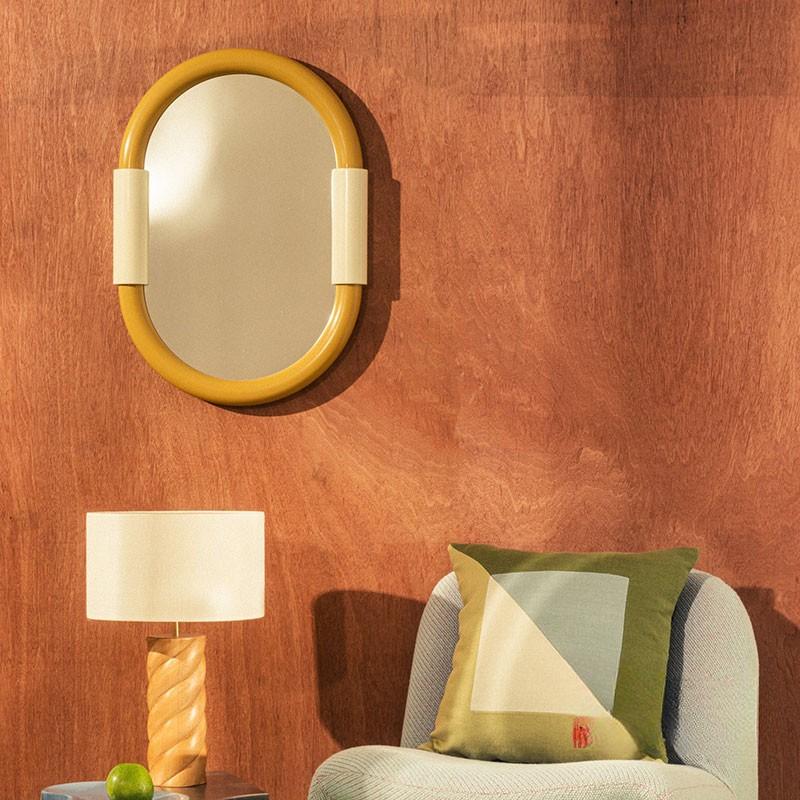 Aiden Oval Wall-Mounted Bathroom Mirror