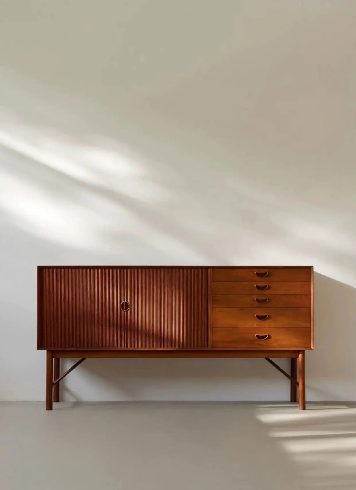 Albin Vintage Danish Cherry Wood Sideboard