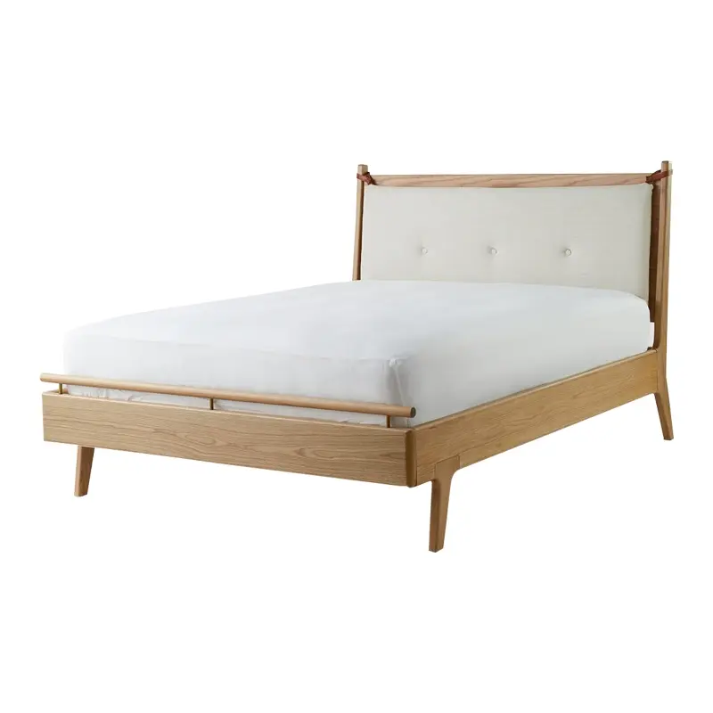 Melisande Solid Wood Soft-Covered Bed Design