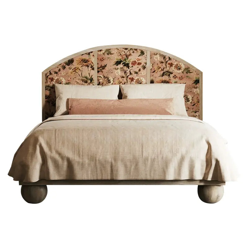 Tali Elegant Classical Style Wooden Bed
