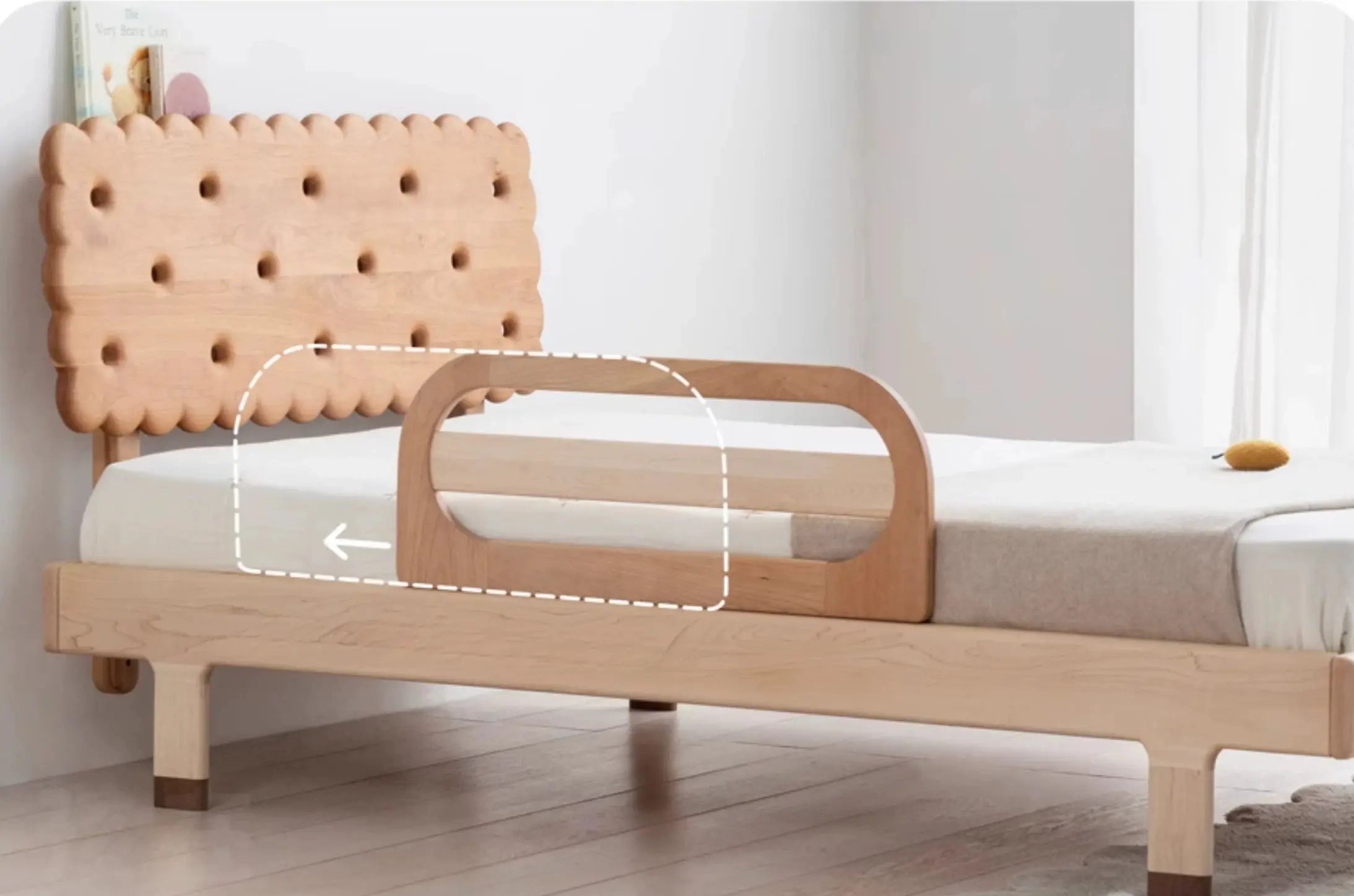 Llewellyn original hard maple bed