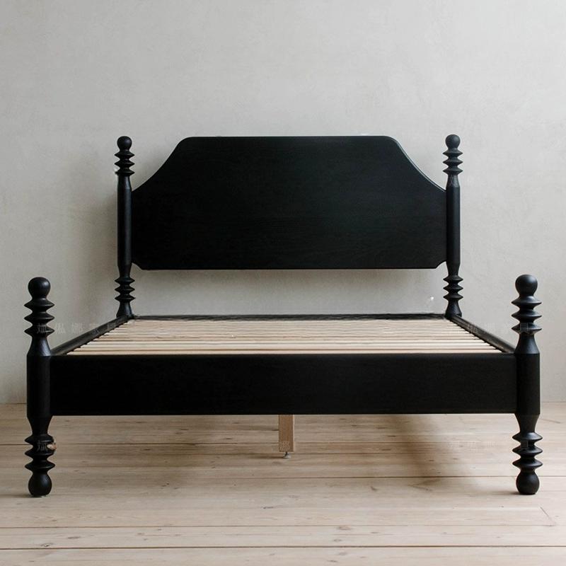 Rosette Elegant Solid Wood Wedding Bed